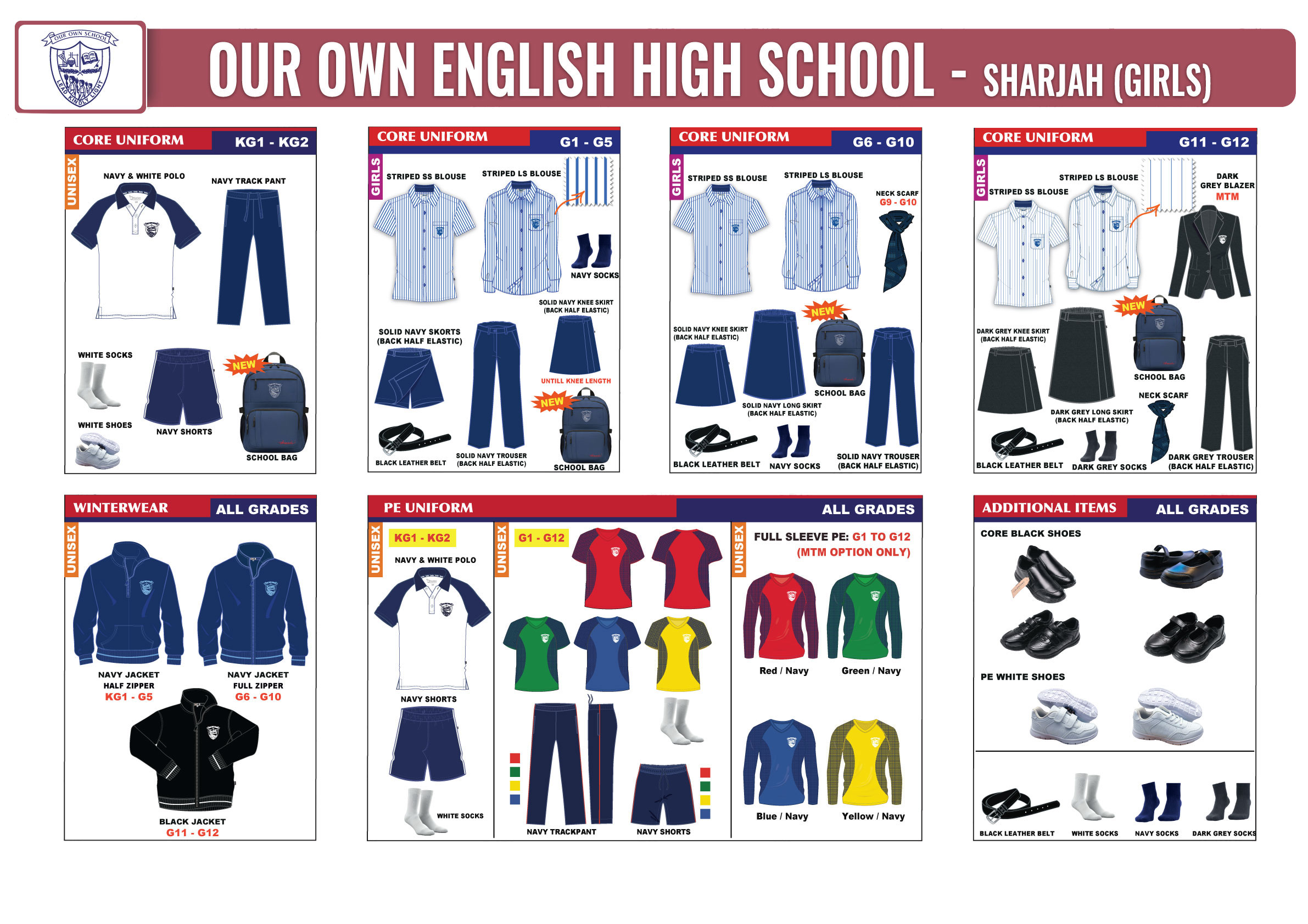 Badge For Bags - GEMS Our Own English High School - Sharjah (Girls)