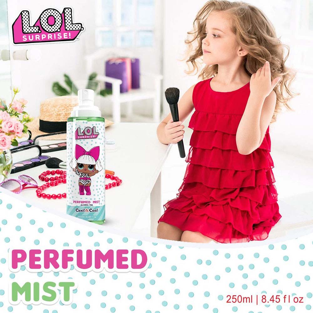 كول آند كول - معطر بخاخ للأطفال خالي من الكحول - لول سوربرايز ديفا - 250 مل