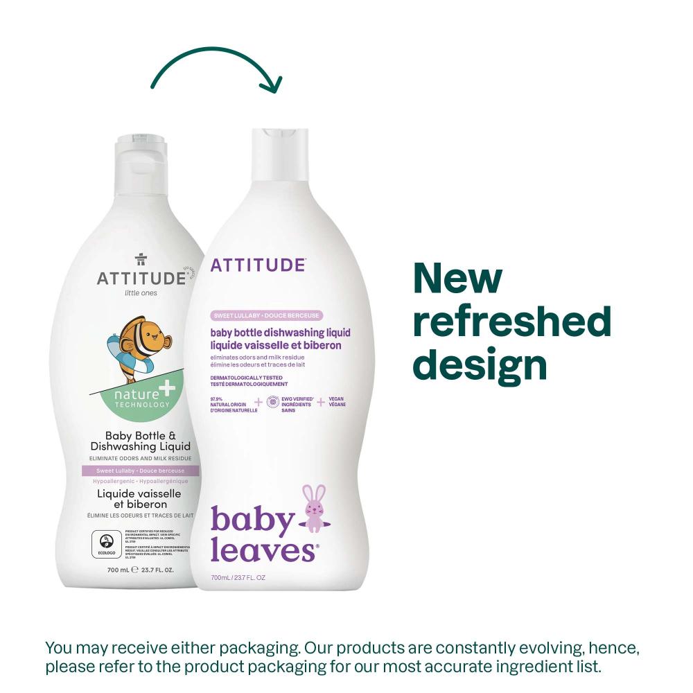 Attitude - Sweet Lullaby Baby Bottle & Dishwashing Liquid 700ml