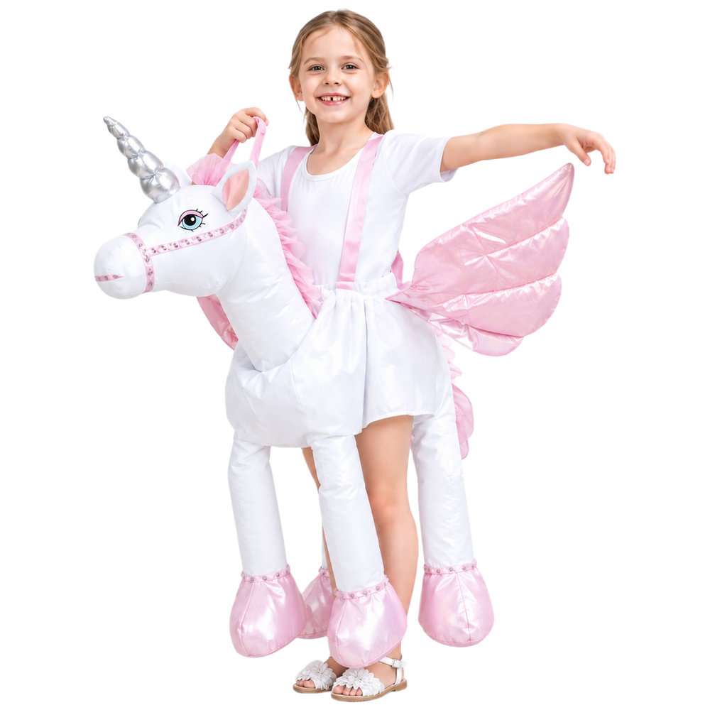 Travis Designs Girls' Unicorn Ride-On Costume