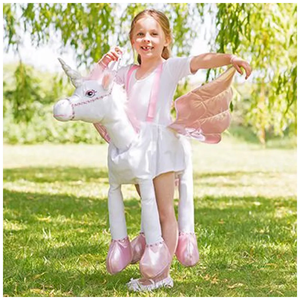 Travis Designs Girls' Unicorn Ride-On Costume