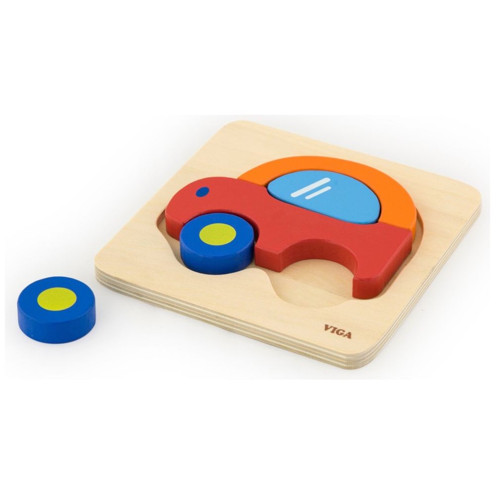 Viga - Car Block Puzzle - 5pcs