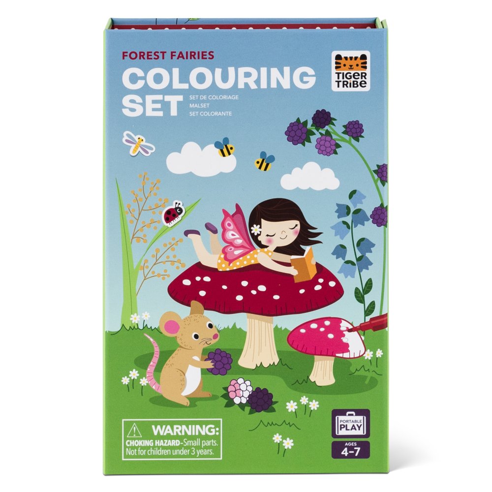 Tiger Tribe - Forest Fairies Colouring Set