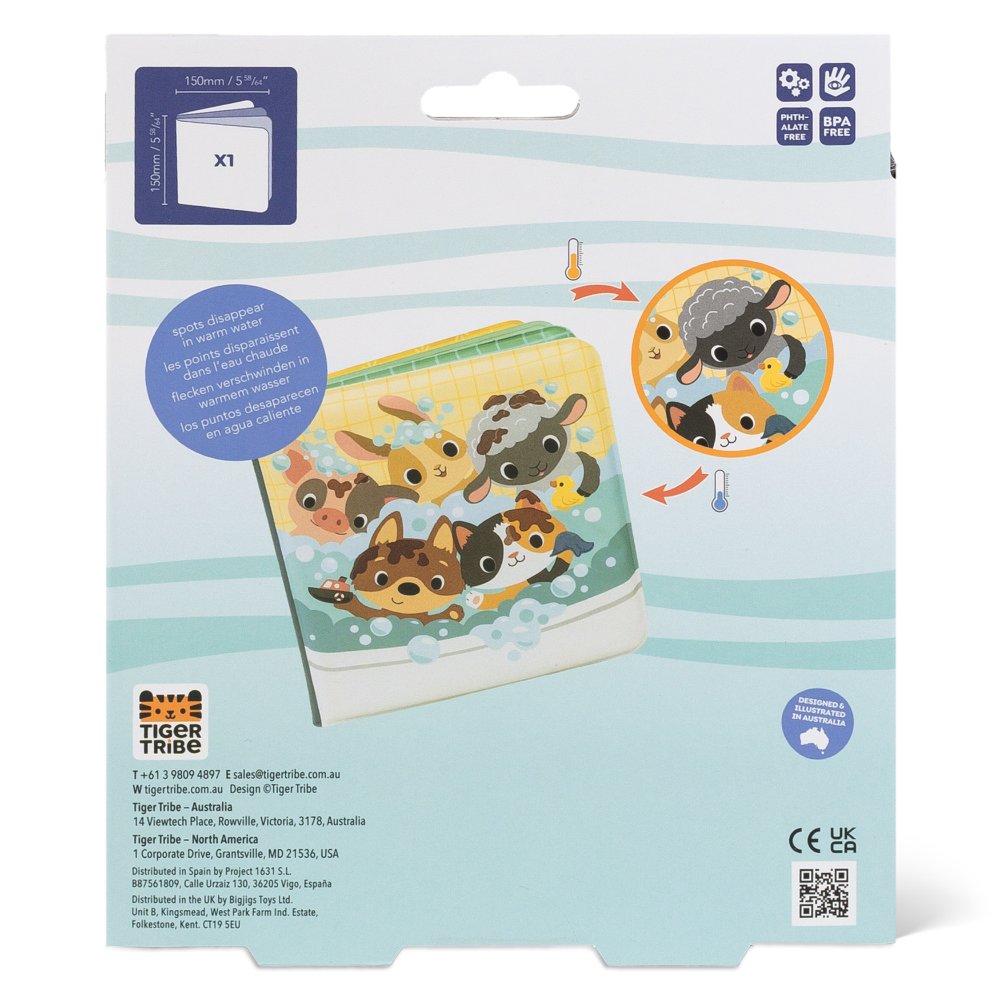 Tiger Tribe - Bath Book - Messy Farm