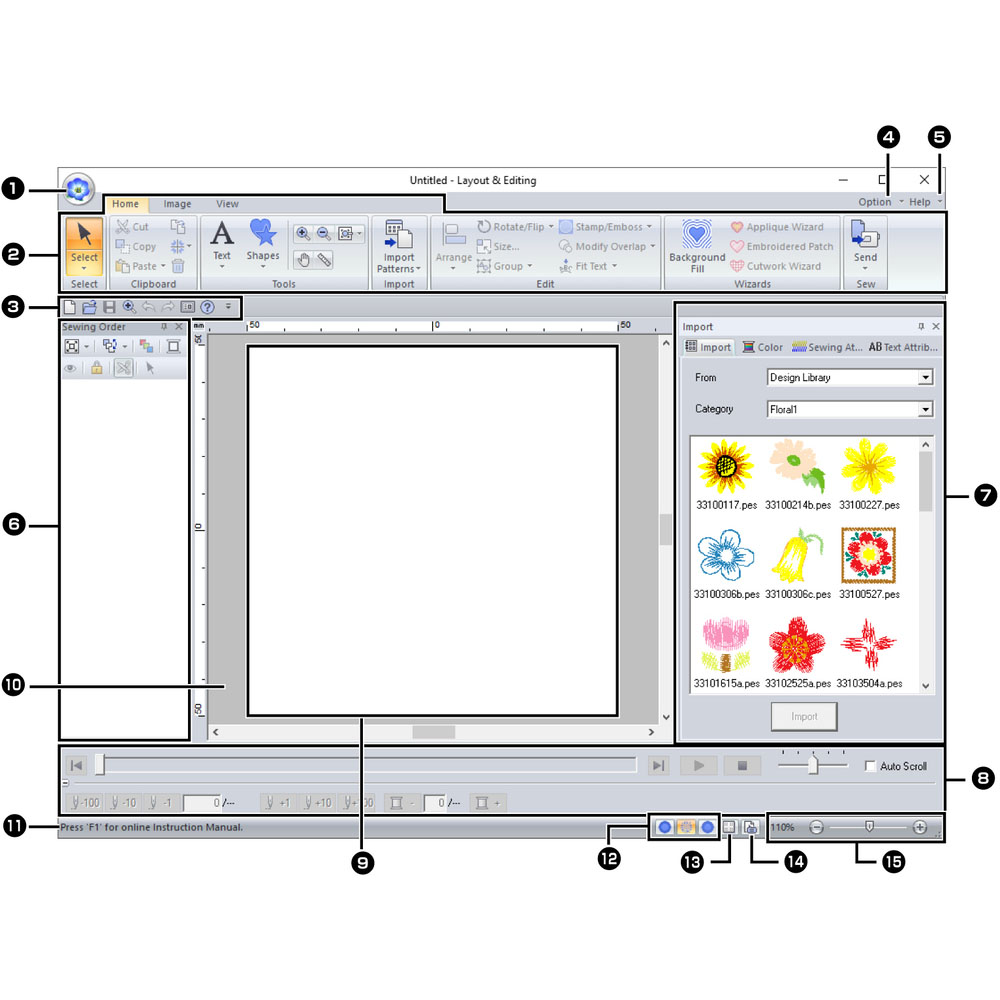 برذر - برنامج تصميم التطريز PE DESIGN 11
