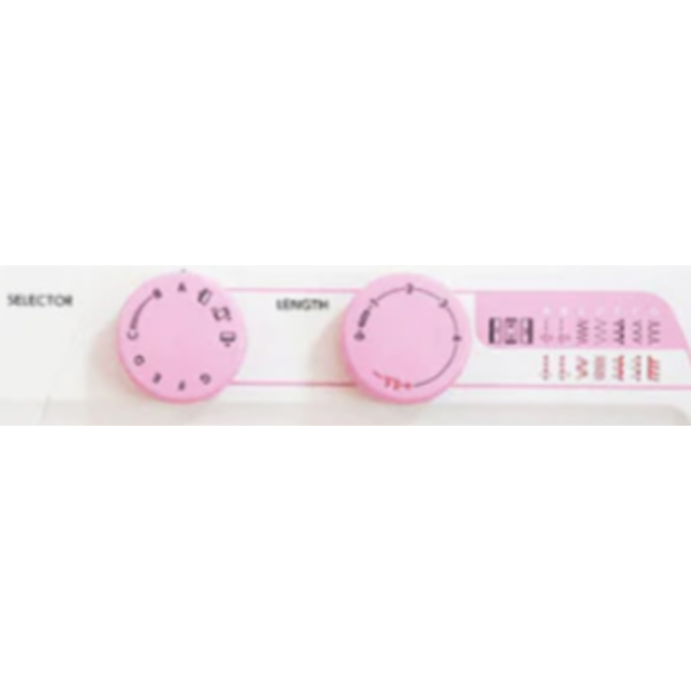 Janome Pink 12 Stitches Portable Sewing Machine - White