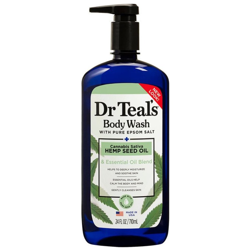 Dr Teal’s - Epsom Salt Body Wash Hemp Seed Oil 710ml