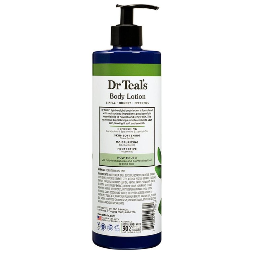 Dr. Teal's - Body Lotion - Eucalyptus & Spearmint 532ml