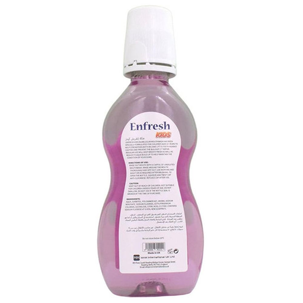 Enfresh - Kids Mouth Wash - Bubble Gum - 300ml