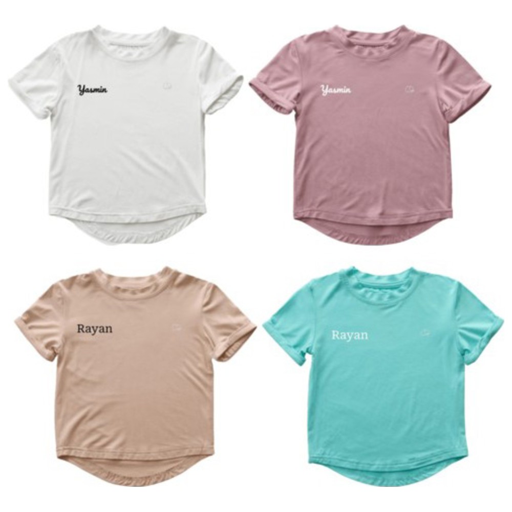 Anvi Baby - Personalized Kids Bamboo Spandex T-Shirt