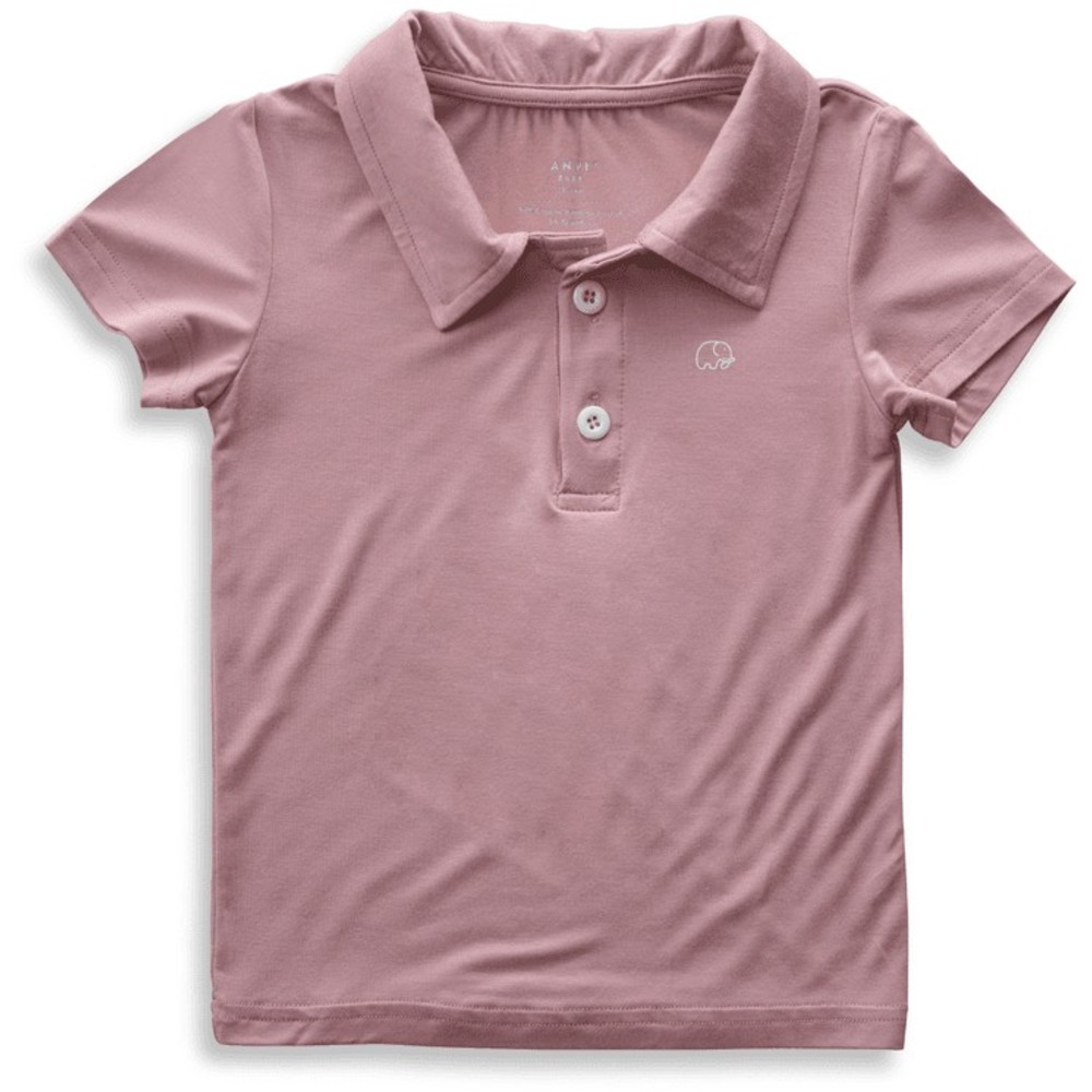 Anvi Baby - Personalized Short Sleeves Polo T-Shirt - Lilac_3T