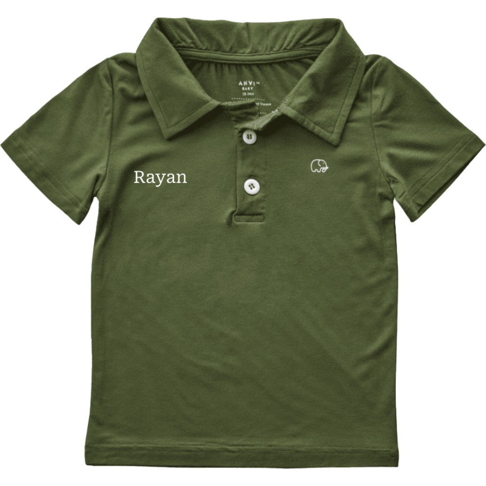 Anvi Baby - Personalized Kids Short Sleeves Polo T-Shirt