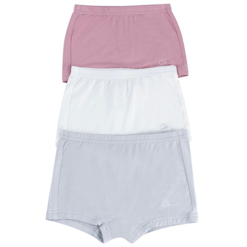 Anvi Baby - 3pc-Set - Personalized Girl's Organic Bamboo Briefs
