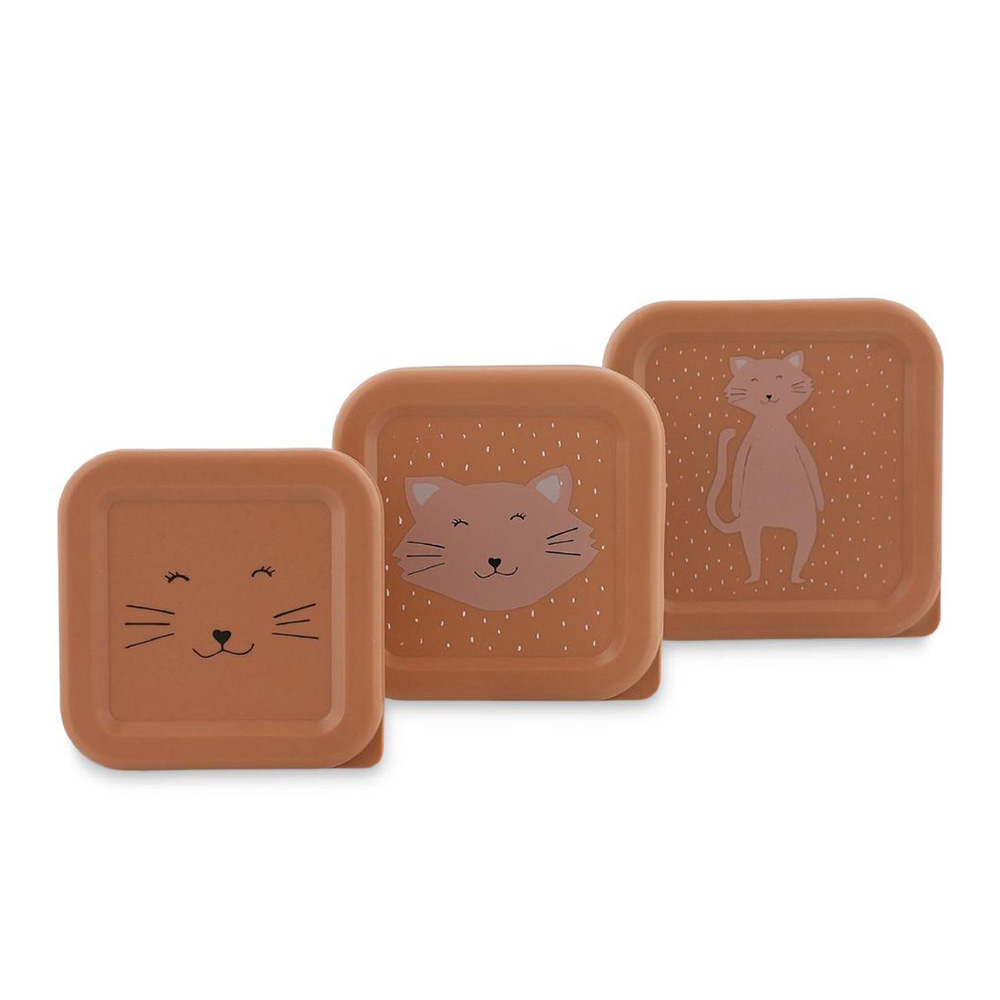 Trixie - Personalized Nesting Snack Box - Mrs. Cat - 3 Pc Set