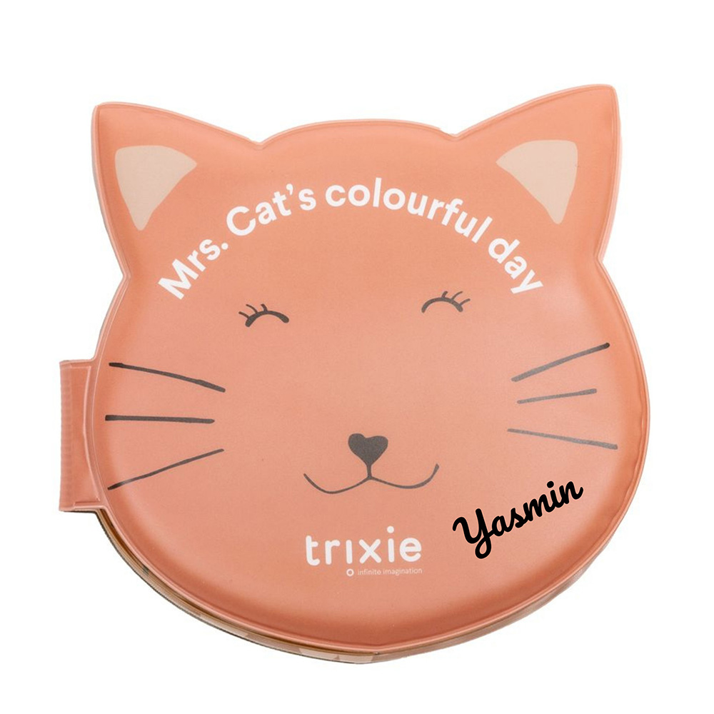 Trixie - Personalized Colorful Day Bath Book - Mrs. Cat