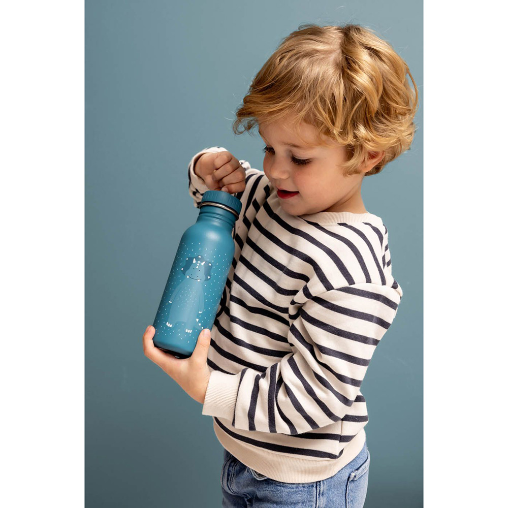 Trixie - Personalized Stainless Steel Water Bottle - Mr. Triceratops - 500 ml