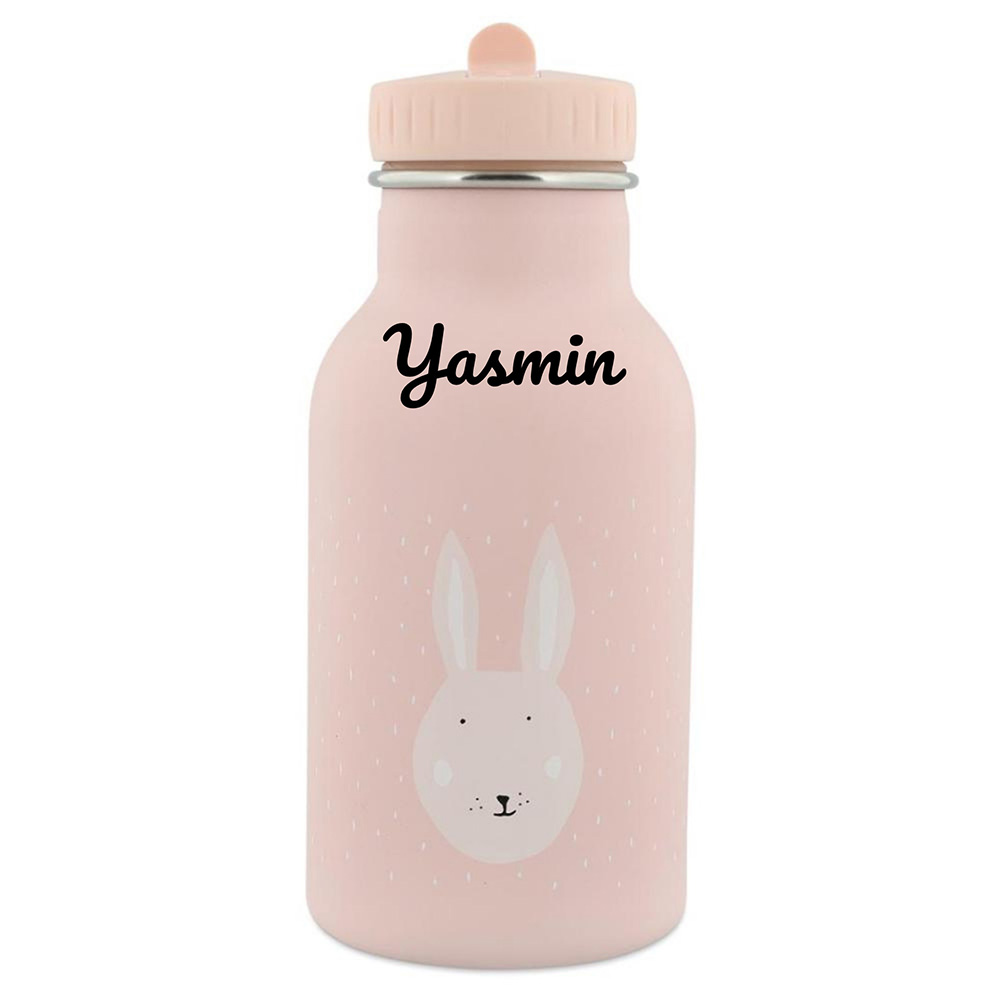 Trixie - Personalized Double Wall Insulated Water Bottle - Mrs. Rabbit - 350 ml
