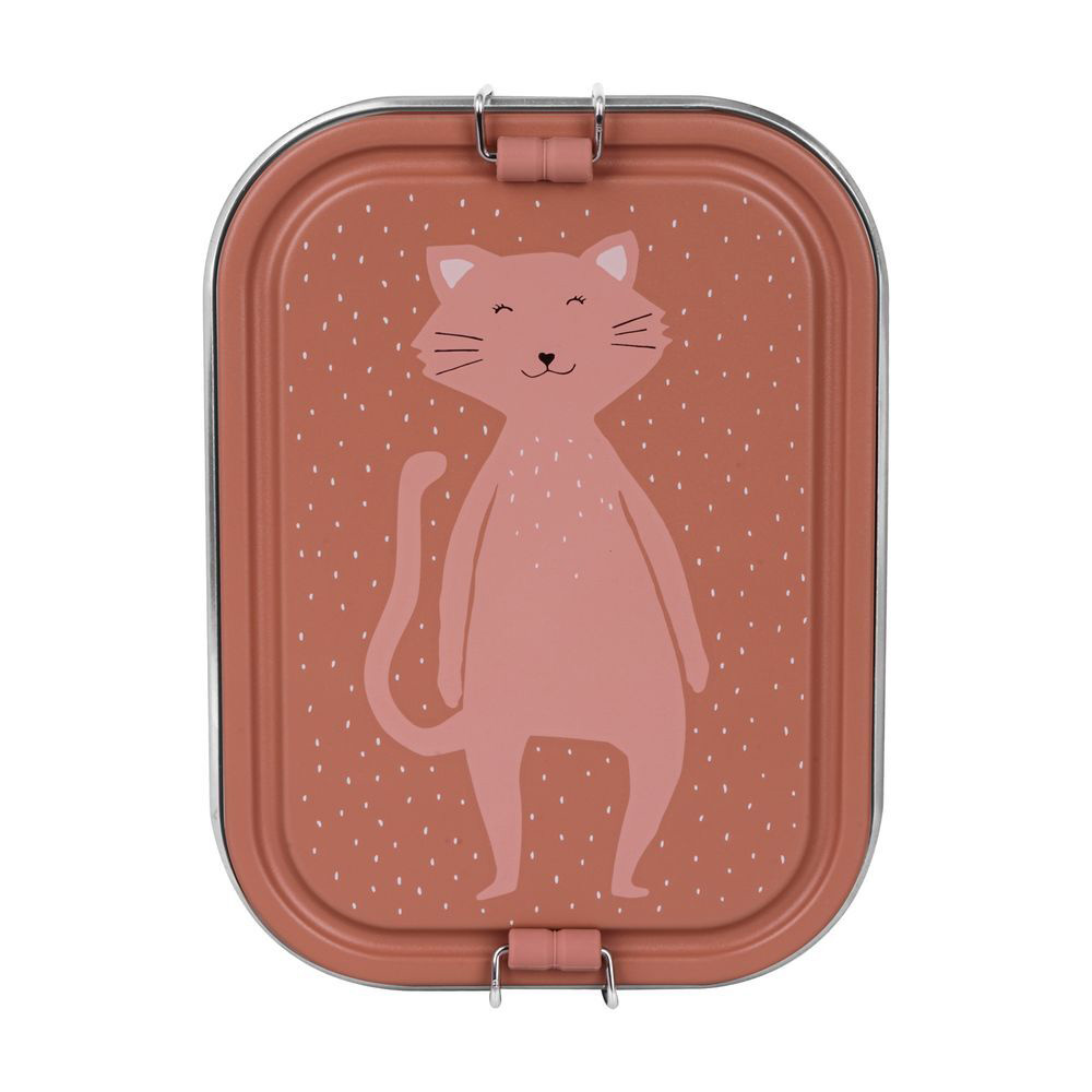 Trixie - Personalized 2-Compartment Lunch Box - Mrs. Cat