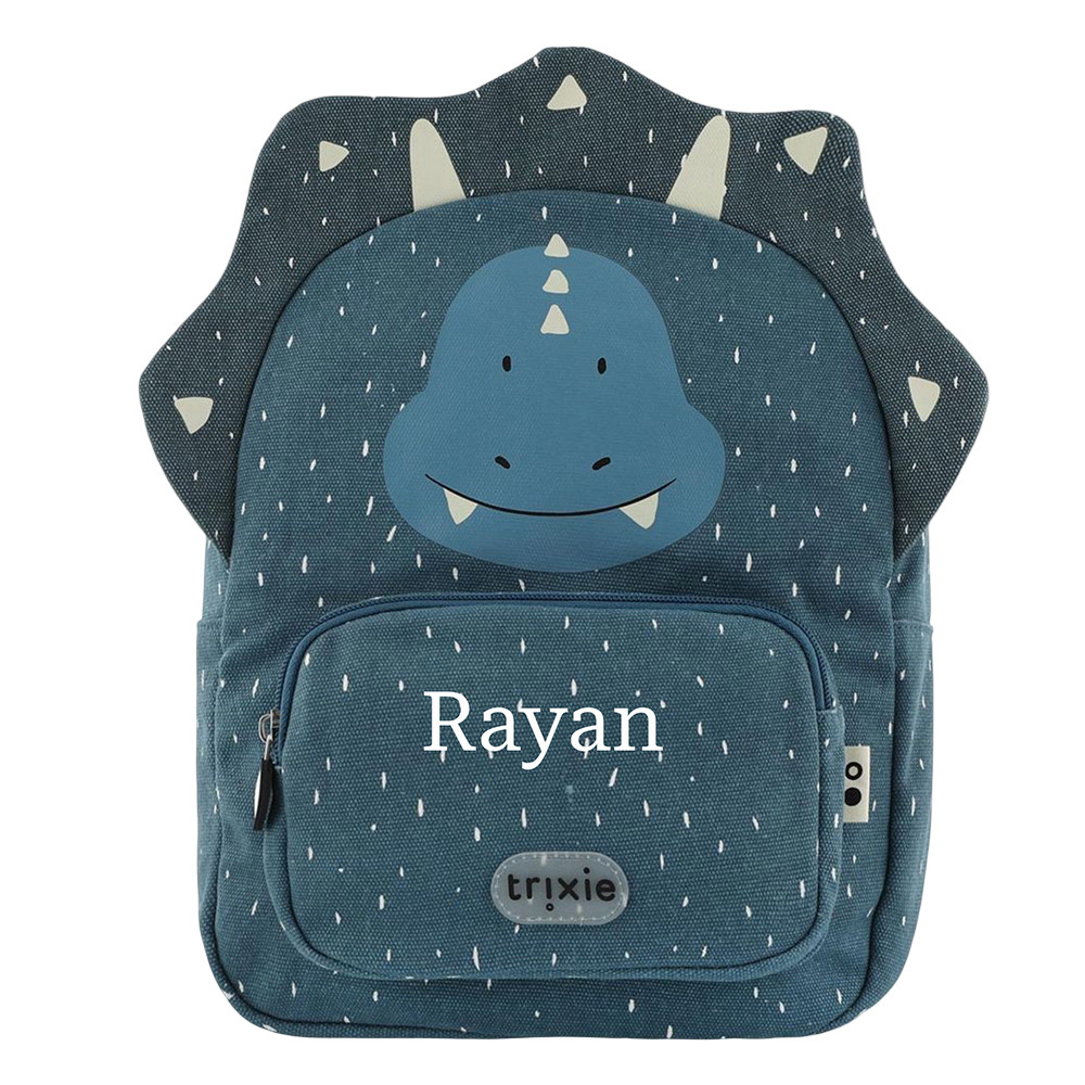 Trixie - Personalized Backpack - Mr. Triceratops - Regular