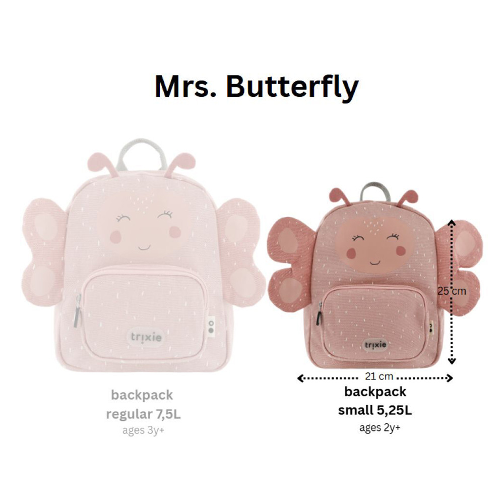 Trixie - Personalized Backpack - Mrs. Butterfly - Small