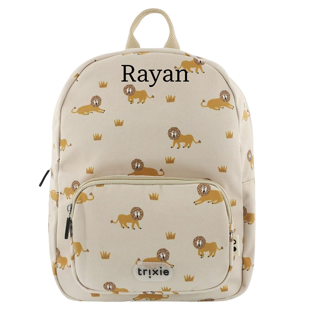 Trixie - Personalized Printed Backpack - Lively Lion