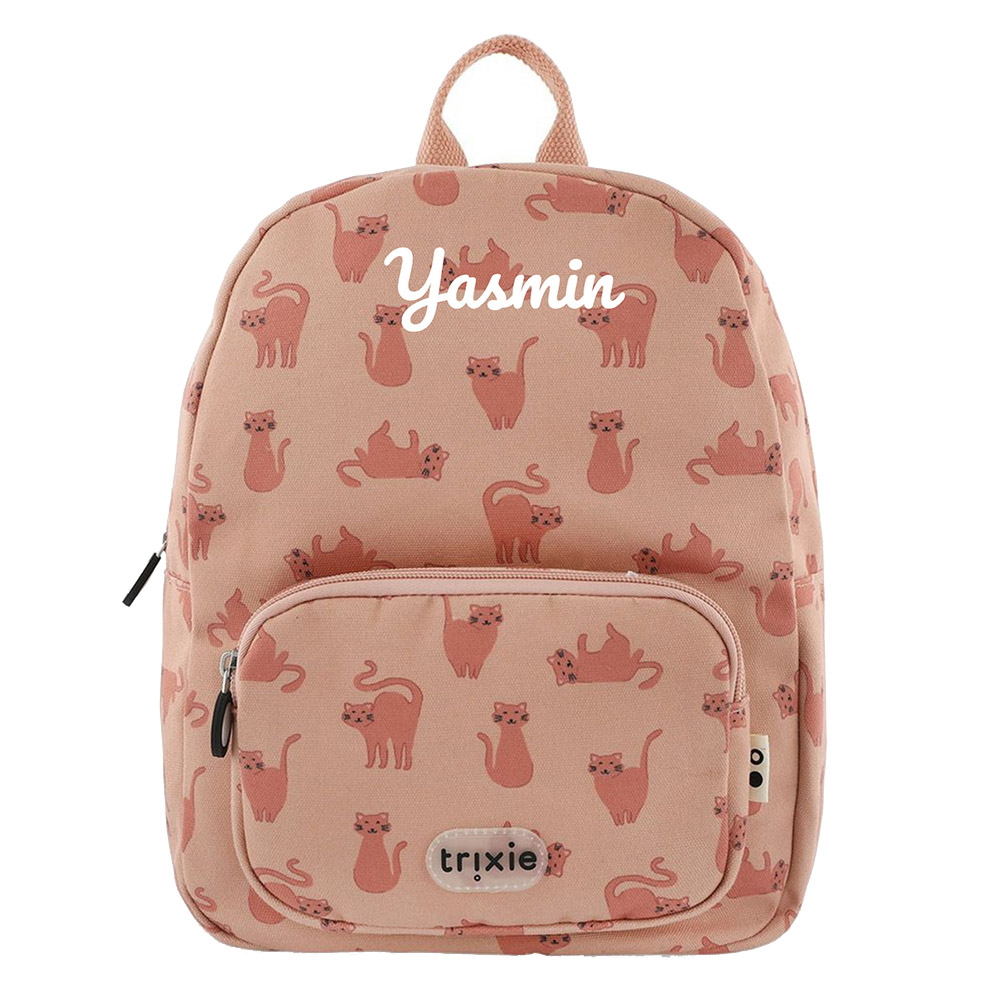 Trixie - Personalized Printed Backpack - Charming Cat