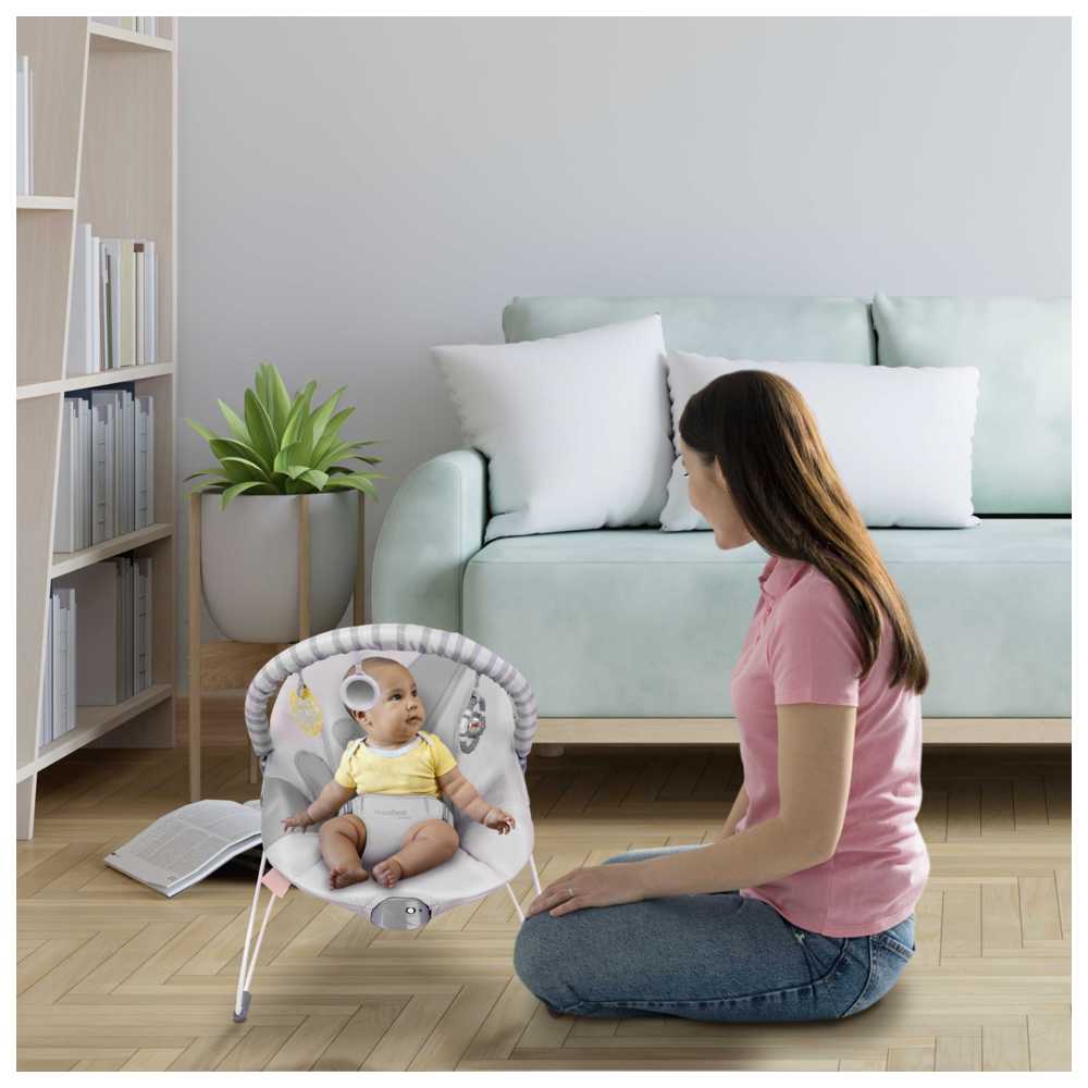 Asalvo - Personalized Baby Bouncer - Mummy - Hippo
