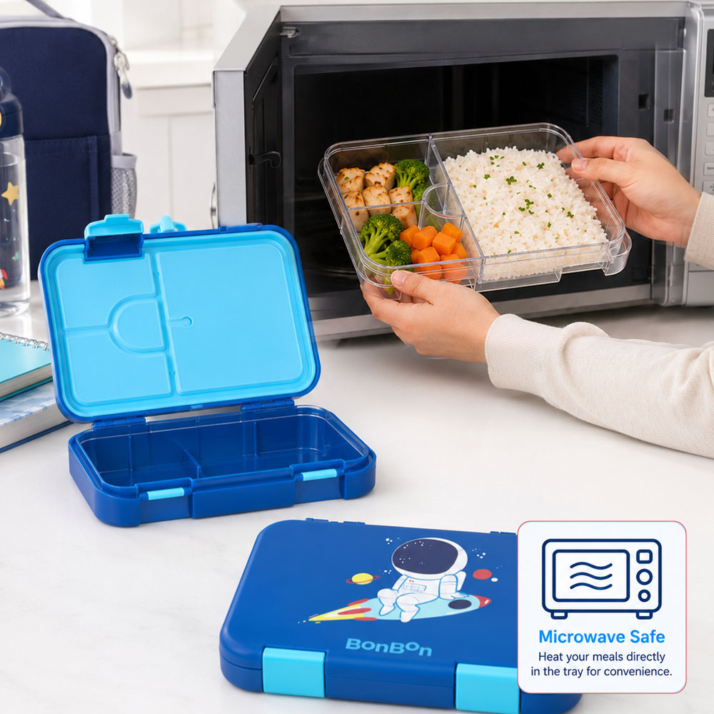 Bonbon - Personalized 4/6-Compartment Lunch Box - Astro