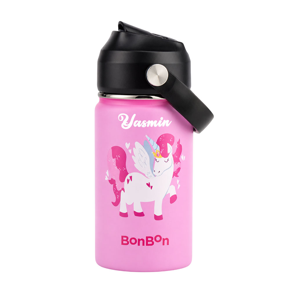 Bonbon - Personalized Stainless Steel Water Bottle - Unicorn - 350 ml