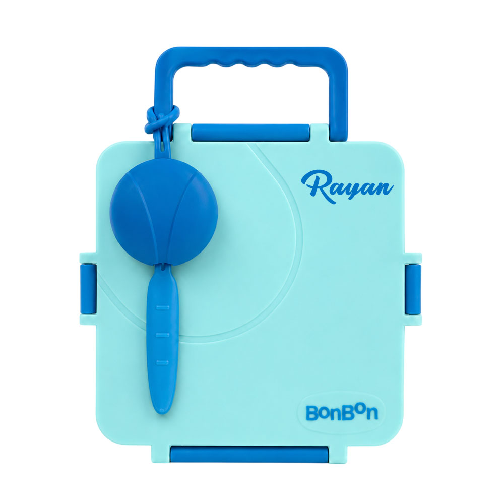 Bonbon - Personalized 3/4 Compartment Grand Lunch Box With Thermos Food Jar