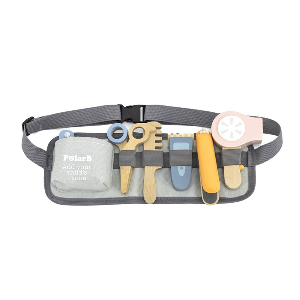 PolarB - Personalized Wooden Hair Dressing Set - 9 Pc Set