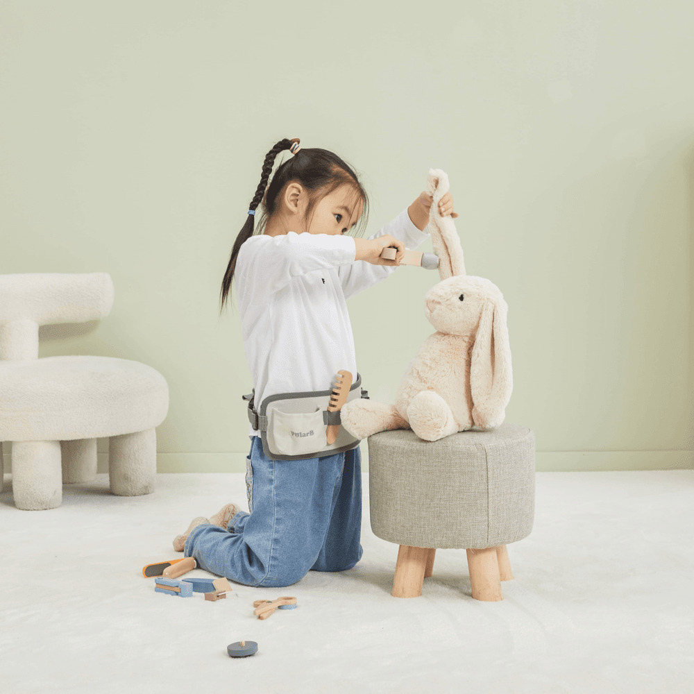 PolarB - Personalized Wooden Hair Dressing Set - 9 Pc Set