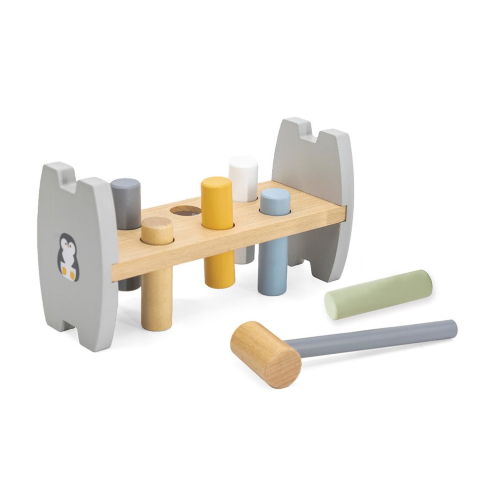 PolarB - Personalized 2-In-1 Penguin Stacker And Pounding Bench