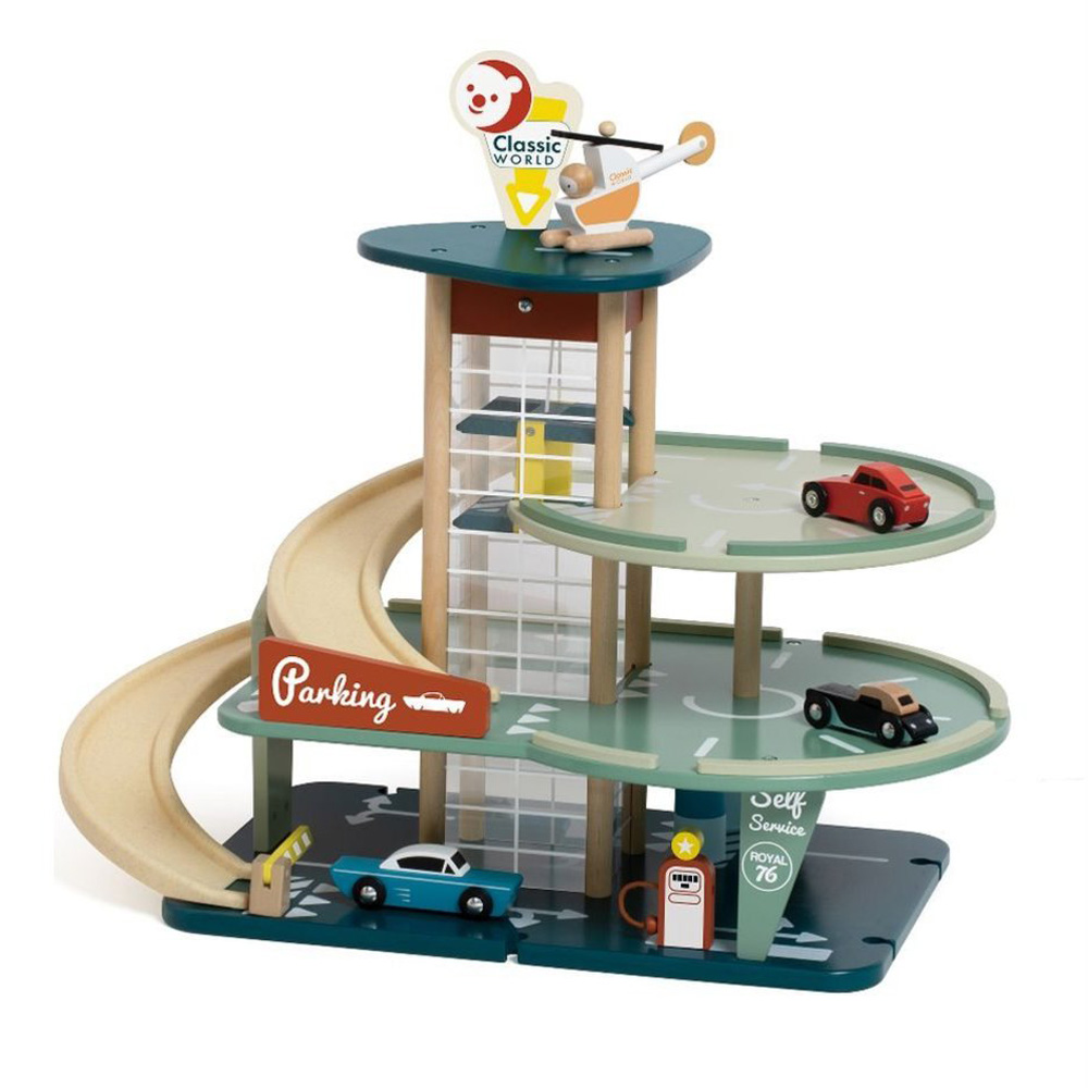 Classic World - Personalized Vintage Garage Playset - 15 Pc Set