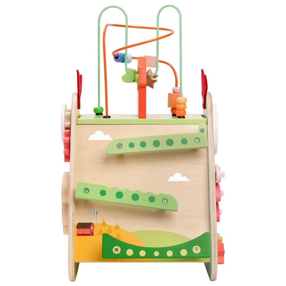 Classic World - Personalized 6-In-1 Happy Hen Wooden Activity Box