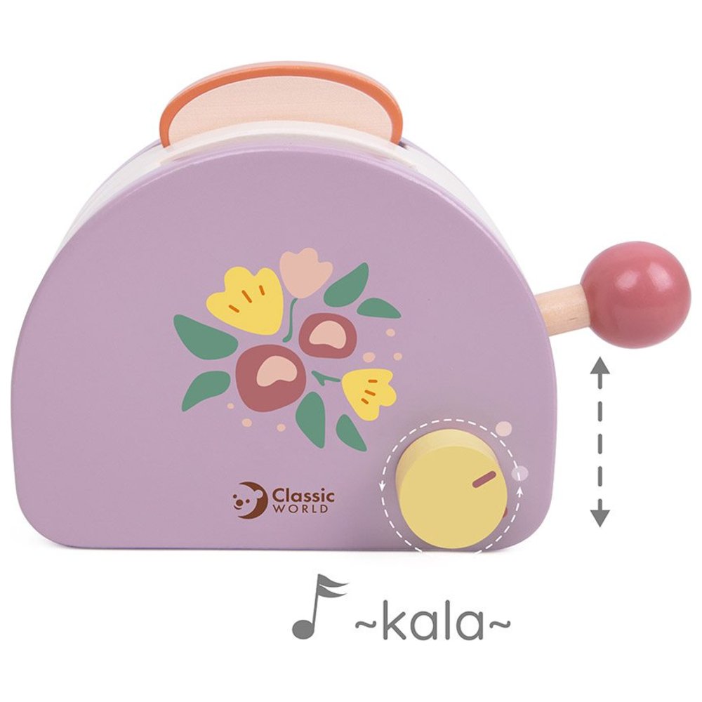Classic World - Personalized Wooden Grace Toaster - 13 Pc Set