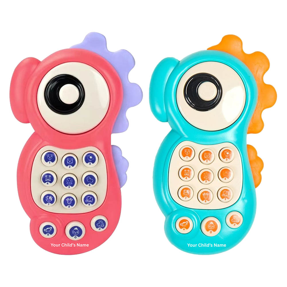 Little Learners - Personalized Seahorse Mobile Phone Toy