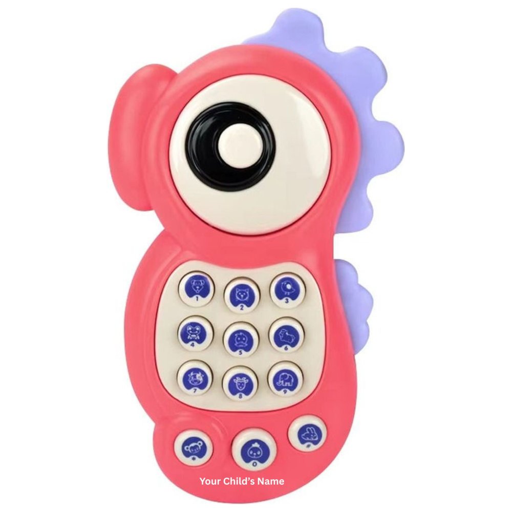 Little Learners - Personalized Seahorse Mobile Phone Toy