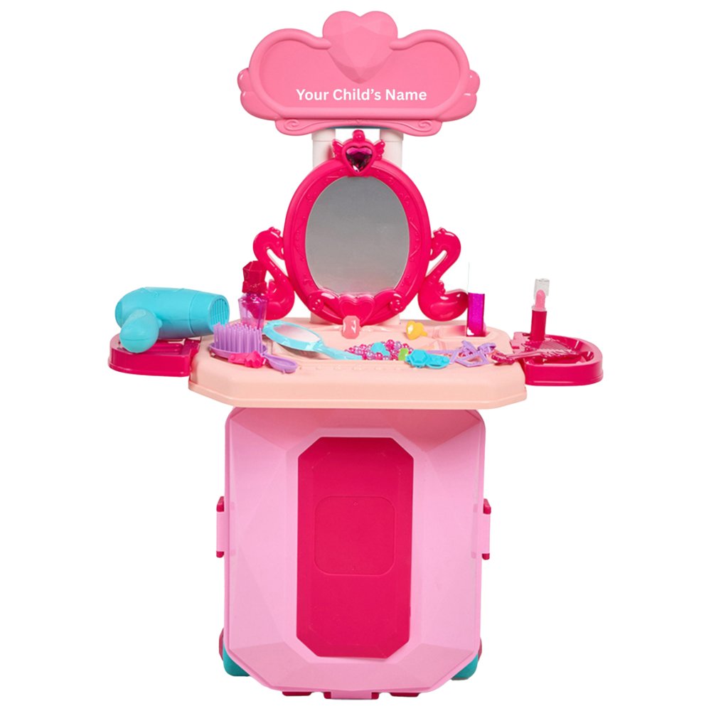 Little Learners - Personalized 2-In-1 Beauty Set - Pink - 18 Pc Set