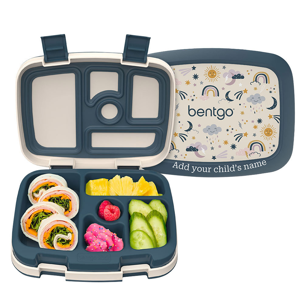 Bentgo - Personalized 5-Compartment Kids Lunch Box - Skies