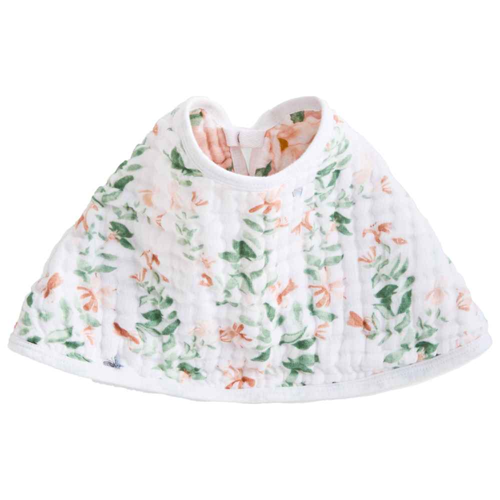 Aden + Anais - Personalized Essentials Cotton Muslin Baby Burpy Bib - Butterfly Garden
