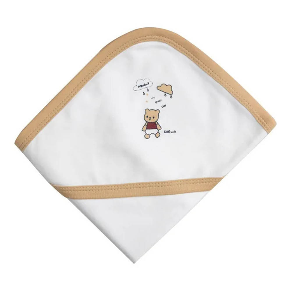 Babies Basic - Personalized Baby Cotton Blanket - Teddy Bear