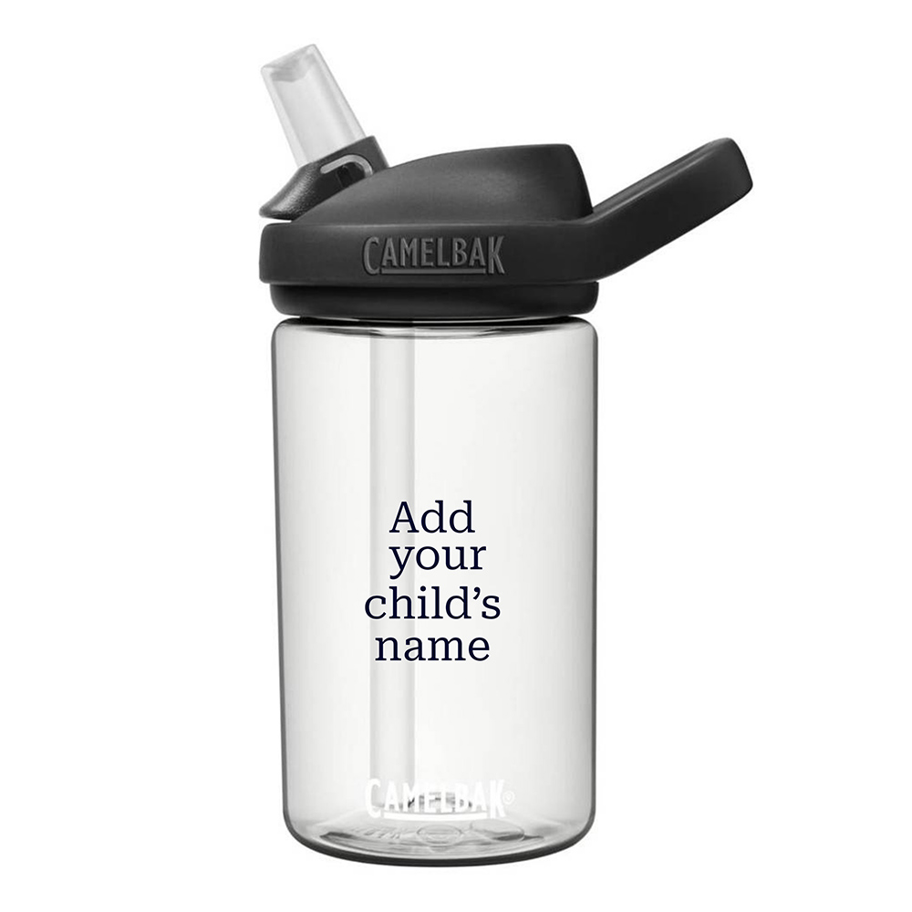 Camelbak - Personalized Eddy Kids Tritan Water Bottle - Clear - 0.4 L