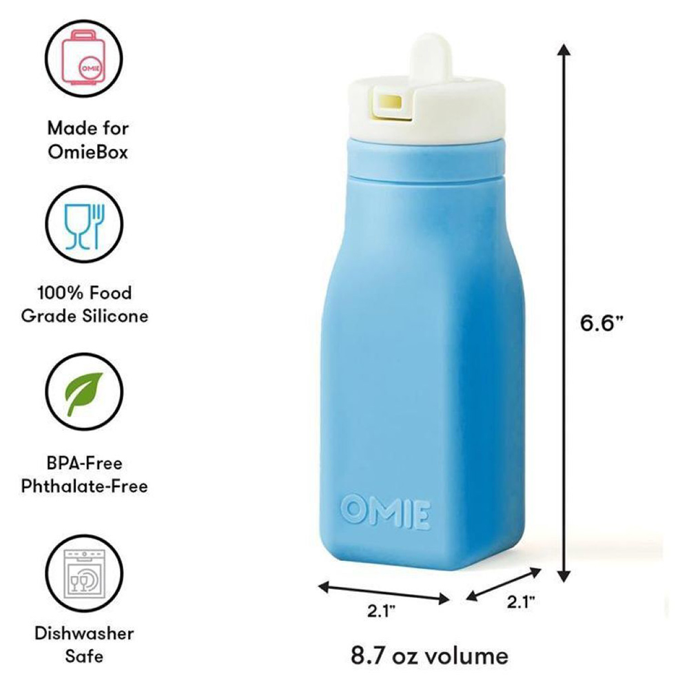 Omiebox - Personalized OmieLife Soft Silicone Water Bottle - 255 ml