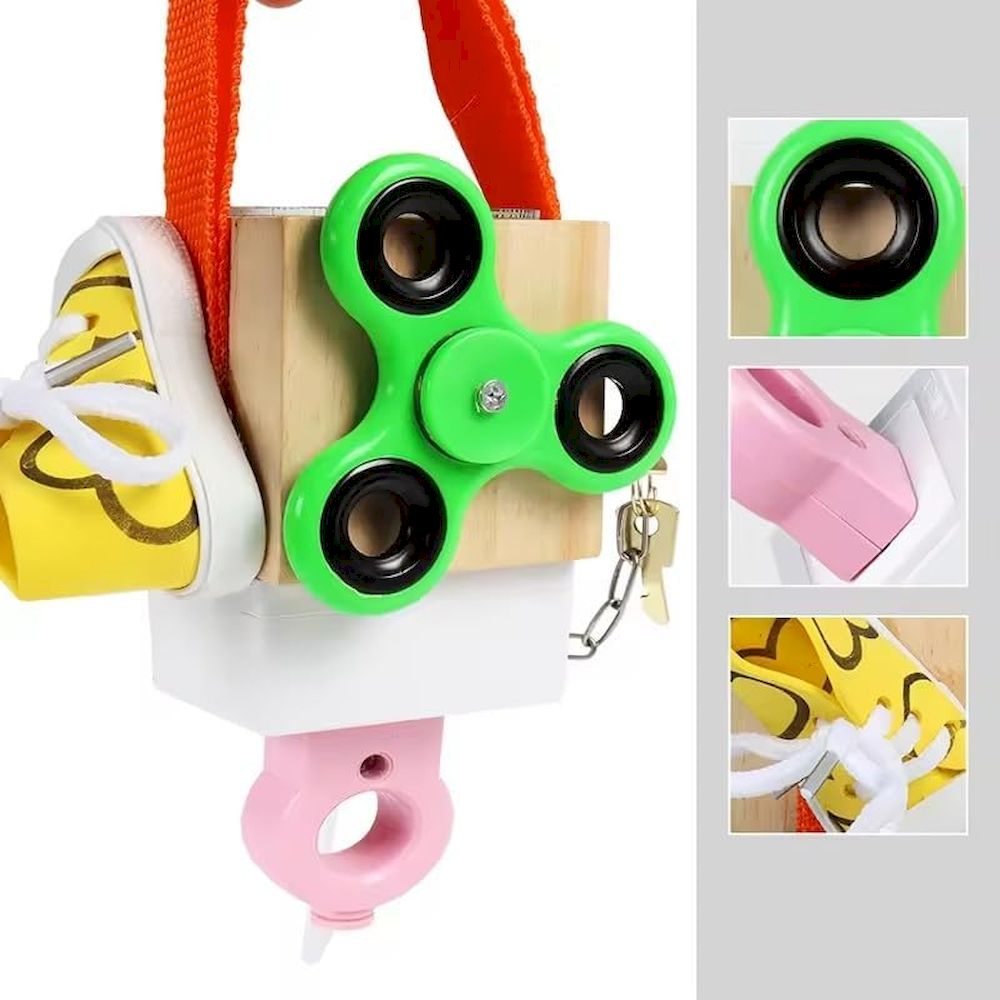 Factory Price - Personalized 7-In-1 Jose Wooden Activity Busy Cube