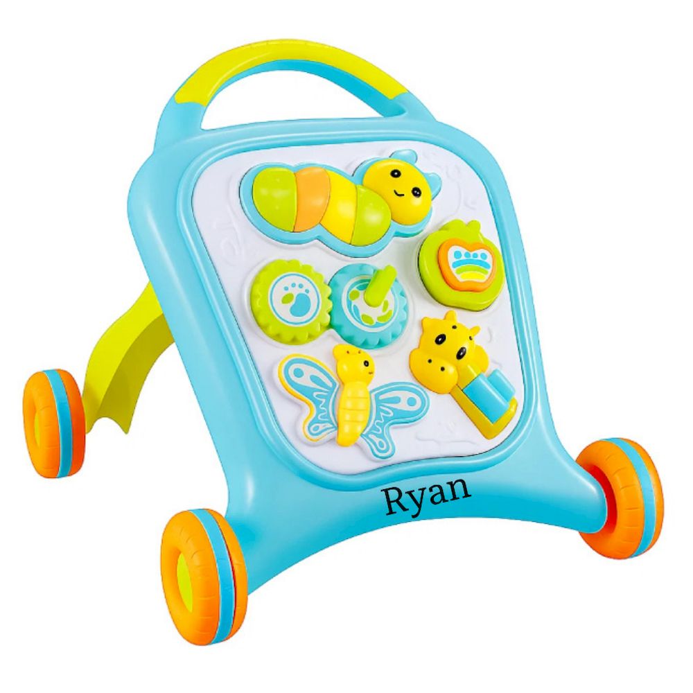 Factory Price - Personalized Luke Activity Baby Walker - Blue