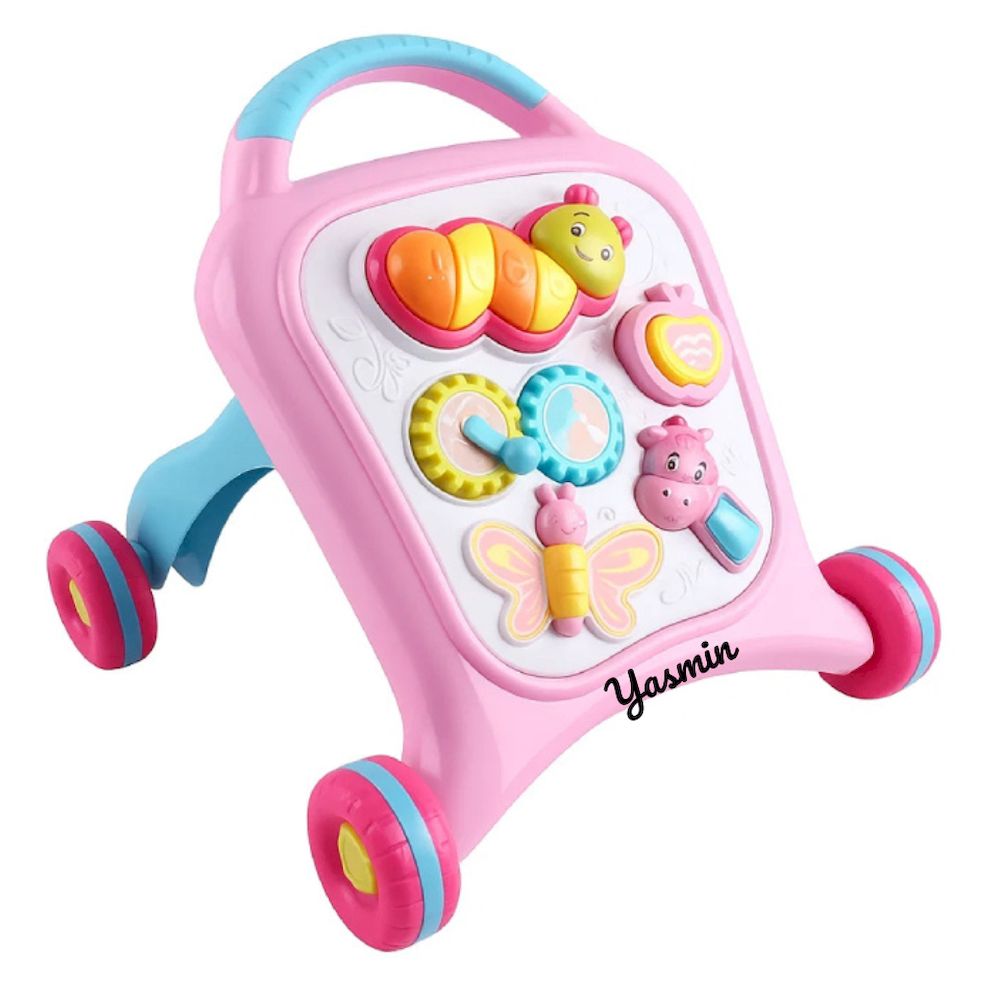 Factory Price - Personalized Luke Activity Baby Walker - Pink