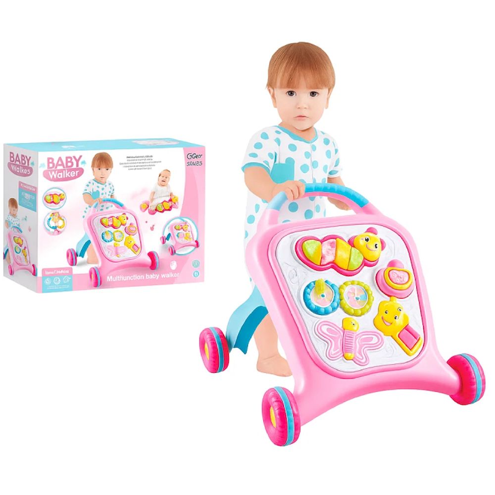 Factory Price - Personalized Luke Activity Baby Walker - Pink
