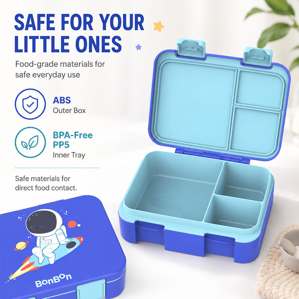 Bonbon - Personalized 3-Compartment Lunch Box - Astro