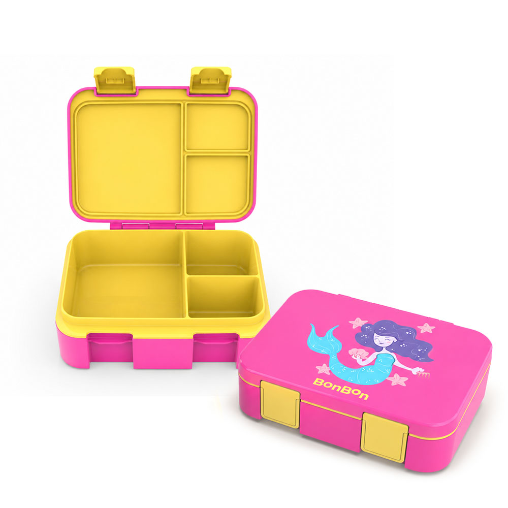 Bonbon - Personalized 3-Compartment Lunch Box - Mermaid